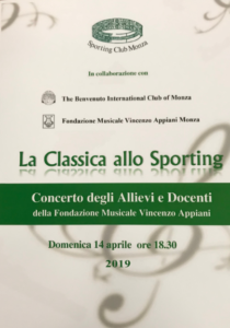 Scopri di più sull'articolo “La Classica allo Sporting” – Concerto Allievi e Docenti