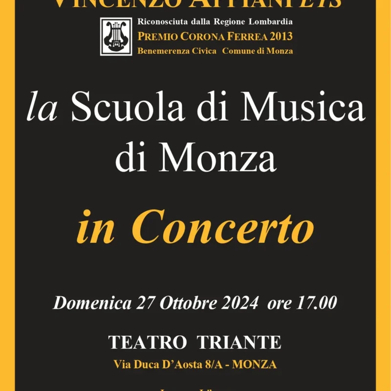1 manifesto triante concerto 27 ottobre 2024 – Fondazione Musicale Vincenzo Appiani