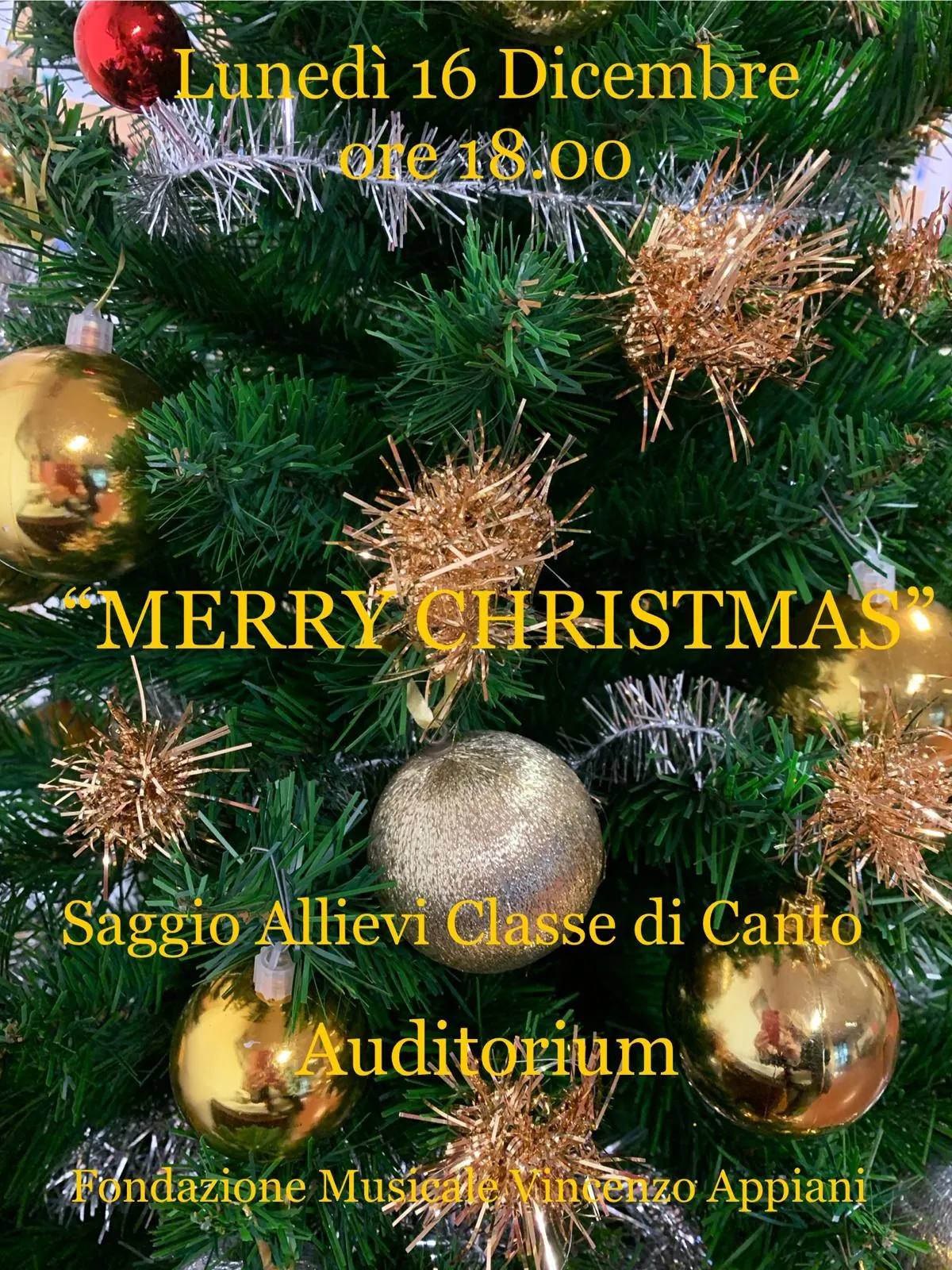Merry Christmas! – Fondazione Musicale Vincenzo Appiani