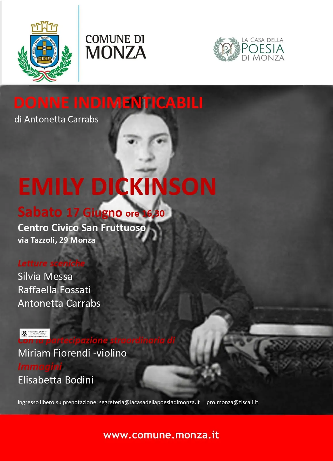 Rassegna "Donne Indimenticabili" - 17 Giugno 2023 – Fondazione Musicale Vincenzo Appiani