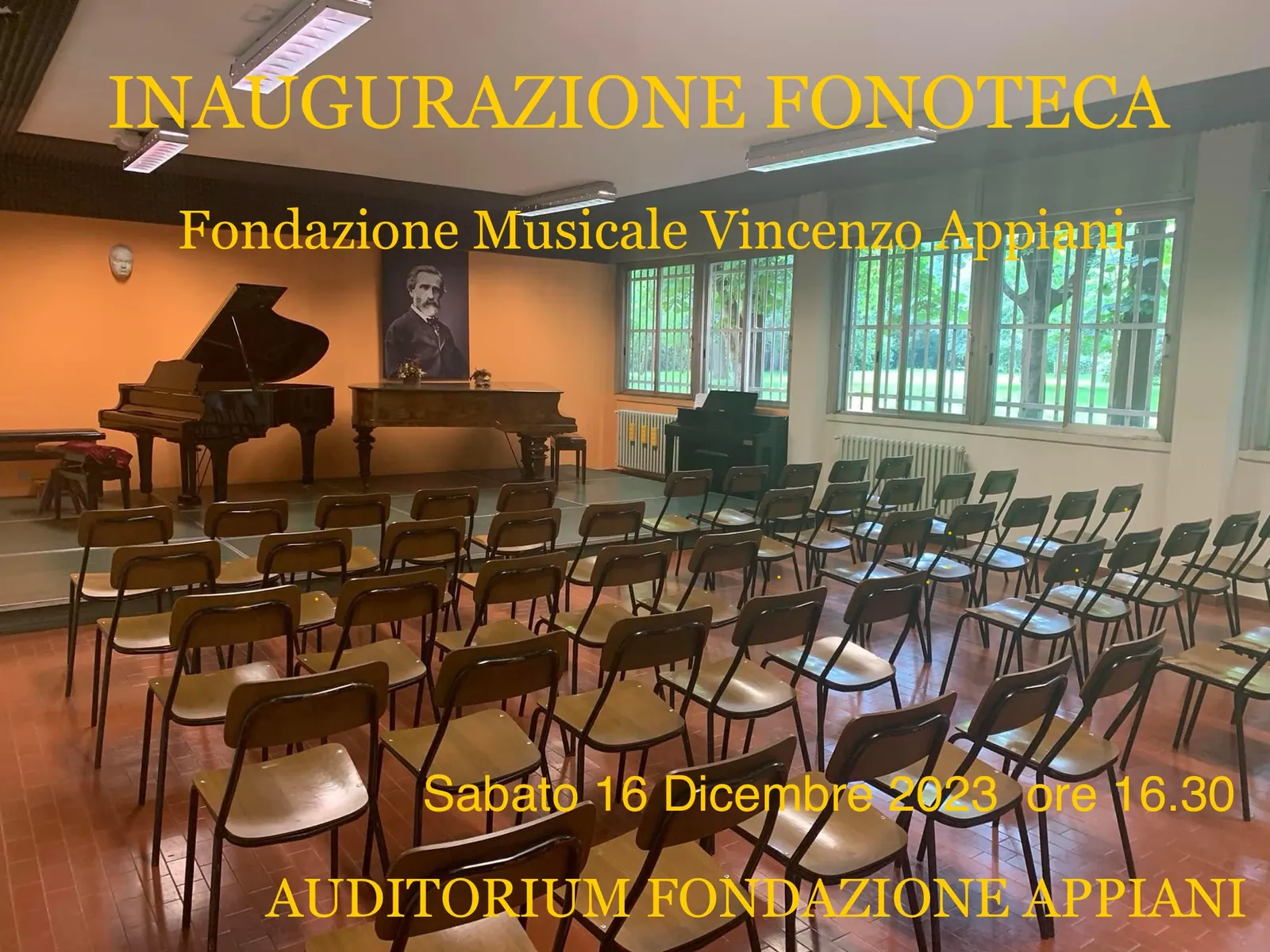 Inaugurazione Fonoteca della Fondazione Musicale Vincenzo Appiani