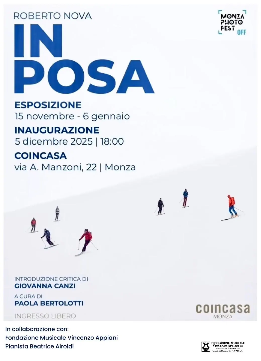 Monza Photo Fest Off" Momento musicale Inaugurazione Mostra Fotografica "In Posa