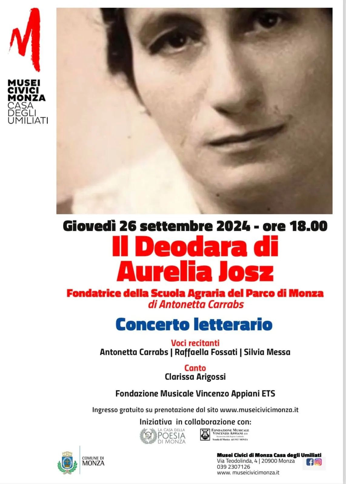 Foto locandina aurelia 26 09 2024 – Fondazione Musicale Vincenzo Appiani