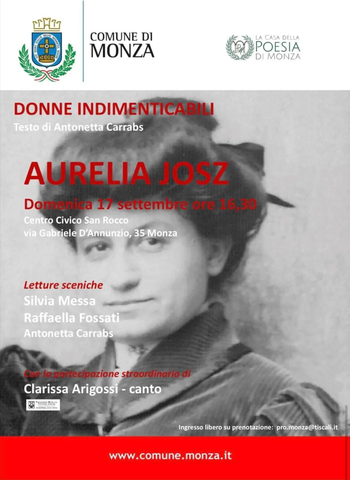 Rassegna "Donne Indimenticabili" - 17 Settembre 2023