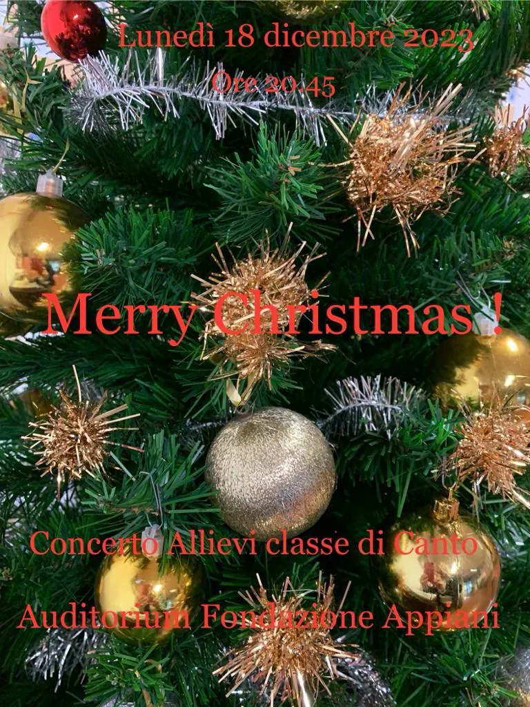 Merry Christmas! – Fondazione Musicale Vincenzo Appiani